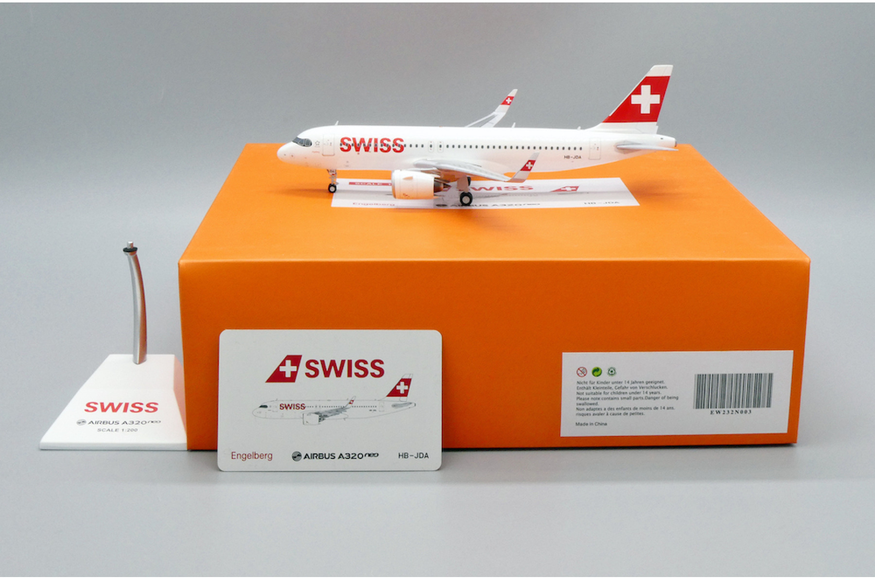 SWISS Airbus A320neo HB-JDA (EW232N003) - 1:200 Airbus A320 